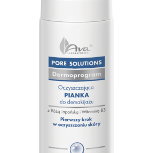 AVA Laboratorium PORE SOLUTIONS Очищающая пенка для снятия макияжа с японской розой и витамином B3 150 ml / 5.1 fl. oz.